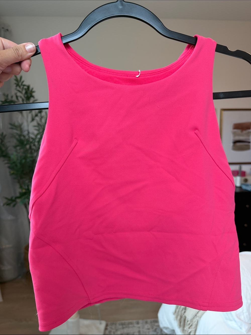 Lululemon cropped work out tank